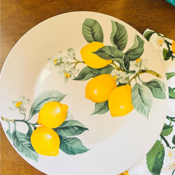 Royal Norfolk Lemon Dishes -  4 Dinner Plate & 8 Salad Bread Dessert Plates EUC - Picture 2 of 6
